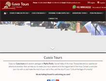 Tablet Screenshot of kcuscotours.com